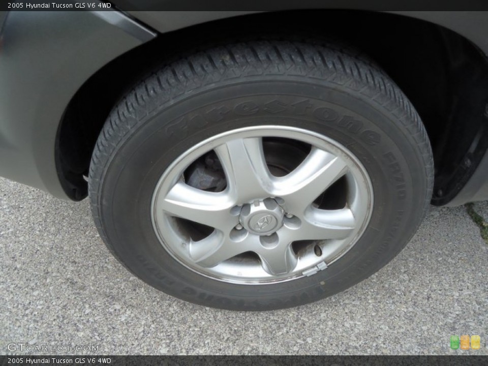 2005 Hyundai Tucson GLS V6 4WD Wheel and Tire Photo #66741049
