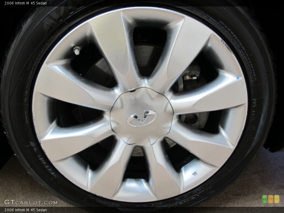 2006 Infiniti M 45 Sedan Wheel and Tire Photo #66750325