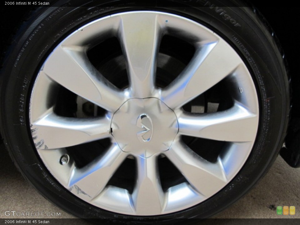 2006 Infiniti M 45 Sedan Wheel and Tire Photo #66750346