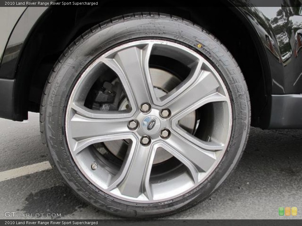 2010 Land Rover Range Rover Sport Supercharged Wheel and Tire Photo #66758535