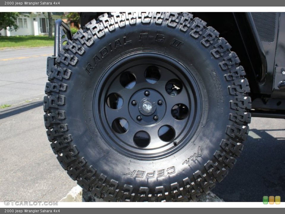 2000 Jeep Wrangler Custom Wheel and Tire Photo #66764581