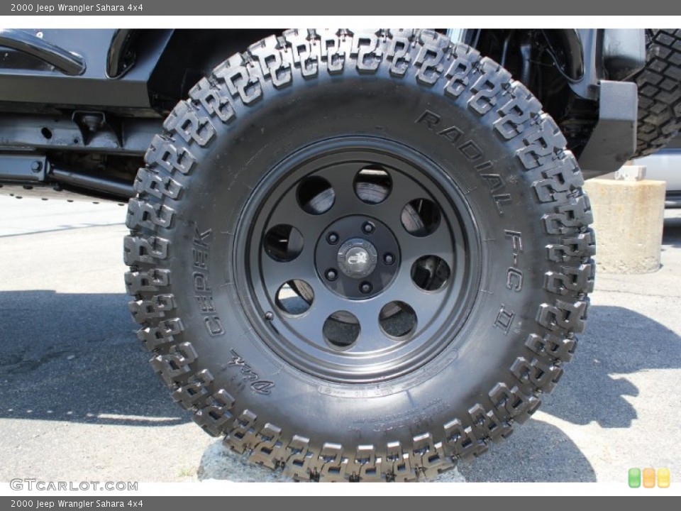 2000 Jeep Wrangler Custom Wheel and Tire Photo #66764587