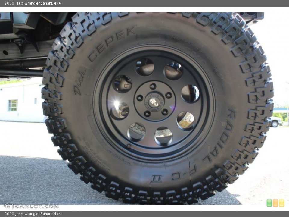 2000 Jeep Wrangler Custom Wheel and Tire Photo #66764605