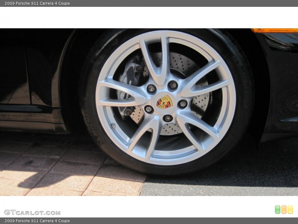 2009 Porsche 911 Carrera 4 Coupe Wheel and Tire Photo #66764737