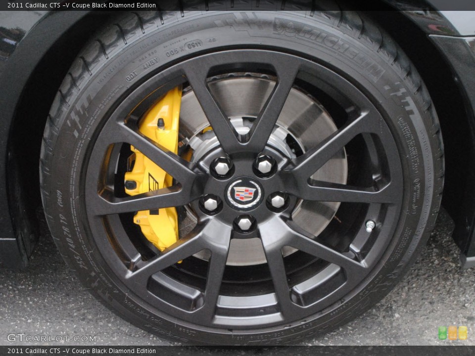 2011 Cadillac CTS -V Coupe Black Diamond Edition Wheel and Tire Photo #66766472