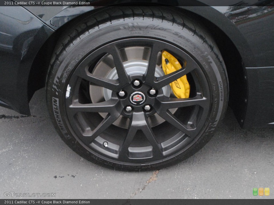 2011 Cadillac CTS -V Coupe Black Diamond Edition Wheel and Tire Photo #66766478
