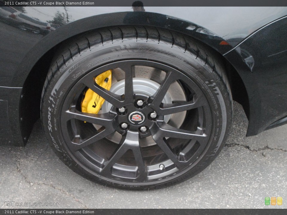 2011 Cadillac CTS -V Coupe Black Diamond Edition Wheel and Tire Photo #66766493