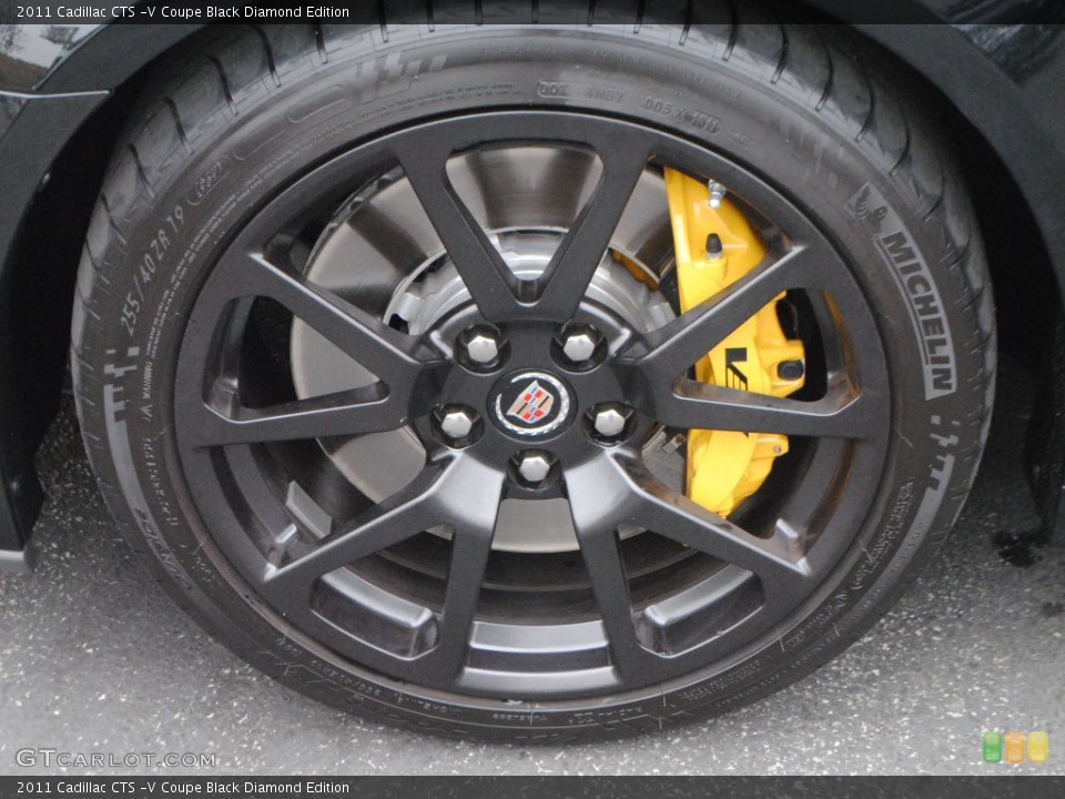 2011 Cadillac CTS -V Coupe Black Diamond Edition Wheel and Tire Photo #66766532