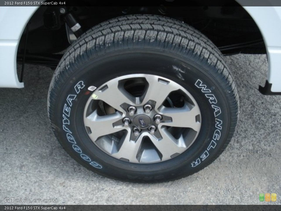 2012 Ford F150 STX SuperCab 4x4 Wheel and Tire Photo #66770734
