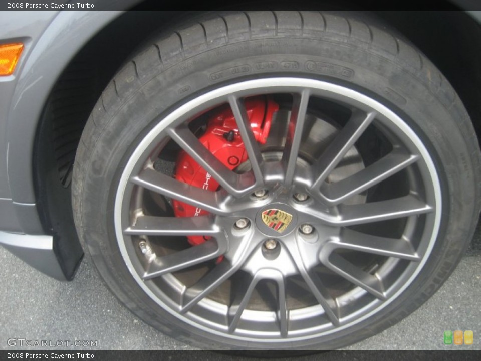 2008 Porsche Cayenne Turbo Wheel and Tire Photo #66779000