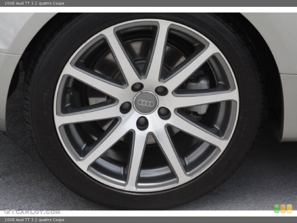 2008 Audi TT 3.2 quattro Coupe Wheel and Tire Photo #66785294
