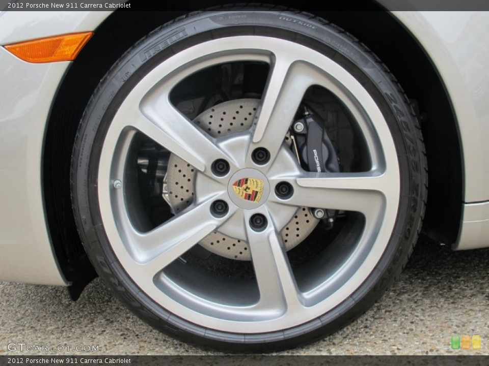 2012 Porsche New 911 Carrera Cabriolet Wheel and Tire Photo #66788306