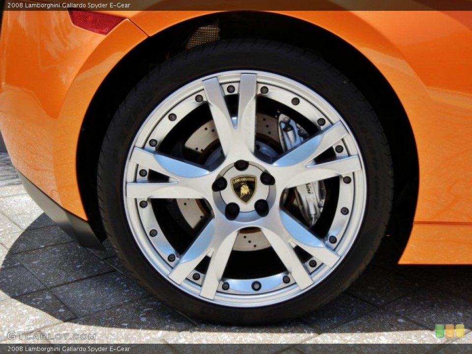 2008 Lamborghini Gallardo Spyder E-Gear Wheel and Tire Photo #66791715