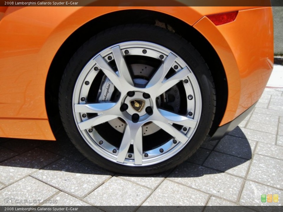 2008 Lamborghini Gallardo Spyder E-Gear Wheel and Tire Photo #66791742