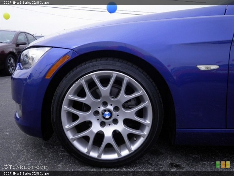 2007 BMW 3 Series 328i Coupe Wheel and Tire Photo #66798946