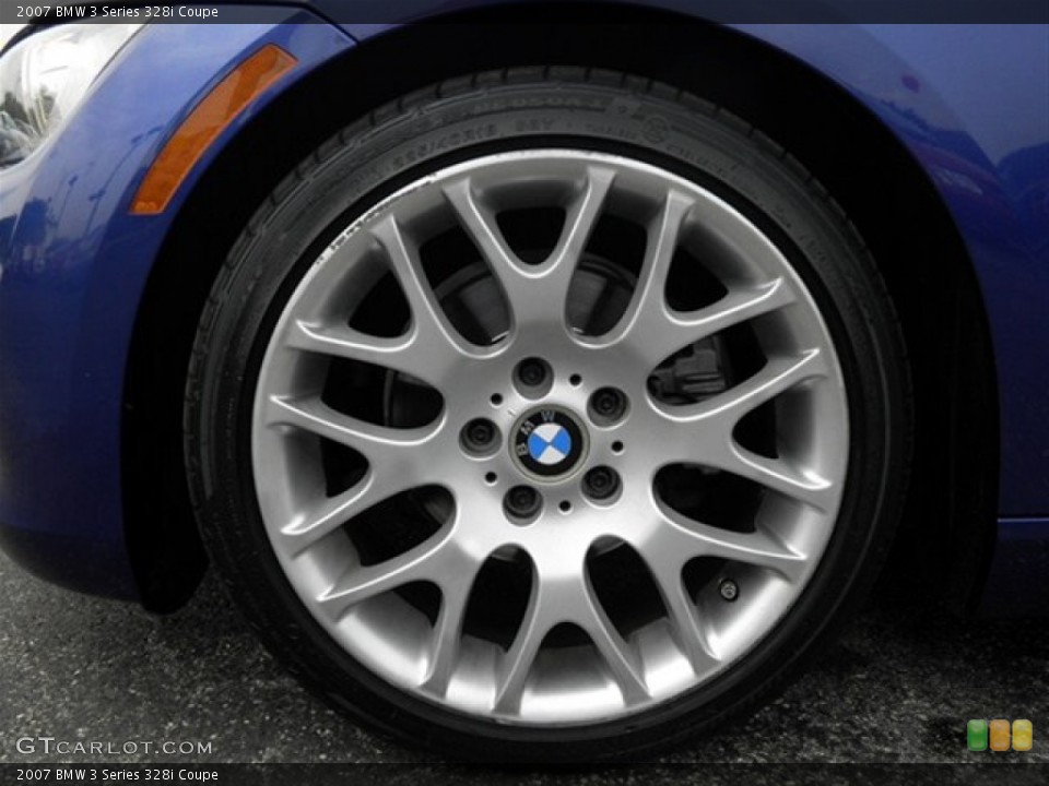 2007 BMW 3 Series 328i Coupe Wheel and Tire Photo #66798952