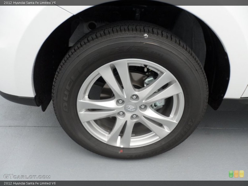 2012 Hyundai Santa Fe Limited V6 Wheel and Tire Photo #66809464