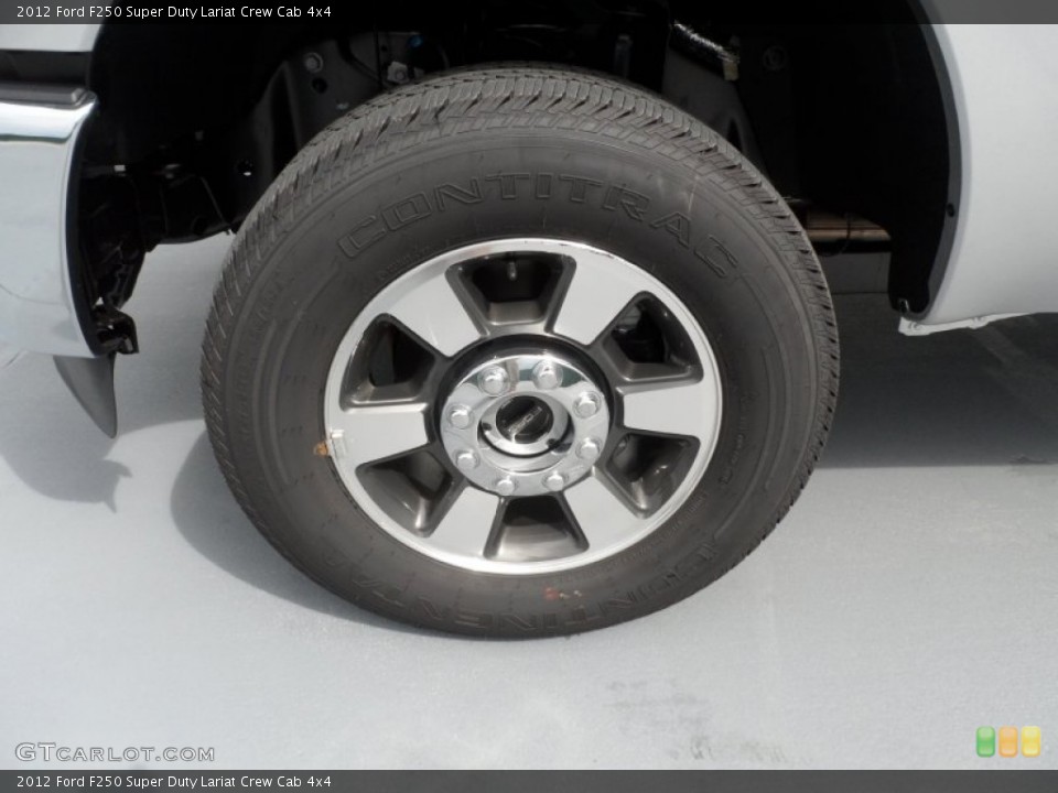 2012 Ford F250 Super Duty Lariat Crew Cab 4x4 Wheel and Tire Photo #66810070