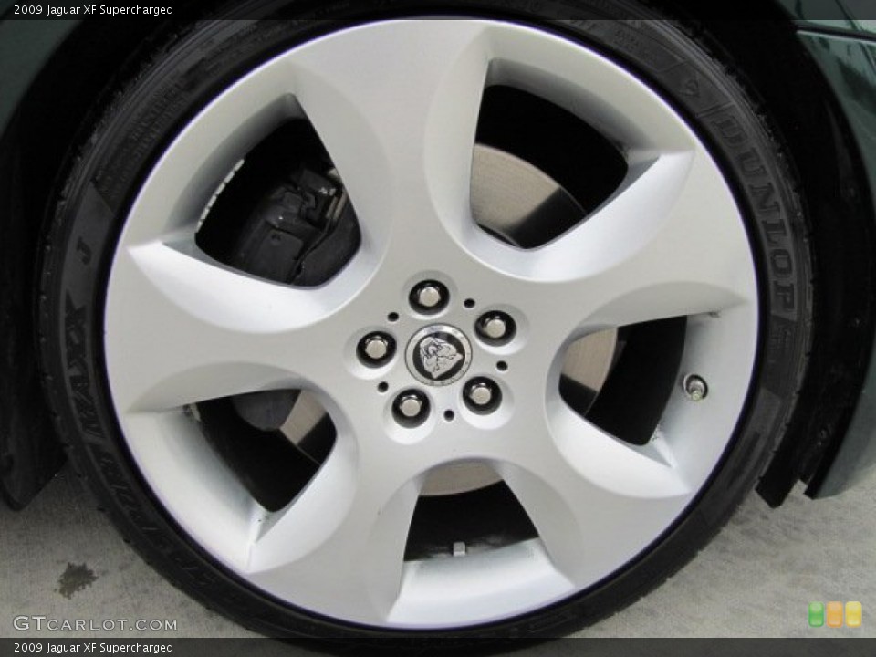 2009 Jaguar XF Supercharged Wheel and Tire Photo #66814549