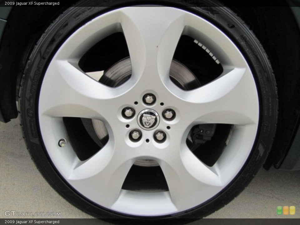 2009 Jaguar XF Supercharged Wheel and Tire Photo #66814558
