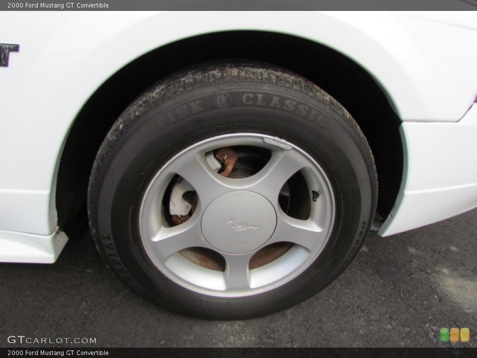 2000 Ford Mustang GT Convertible Wheel and Tire Photo #66820937