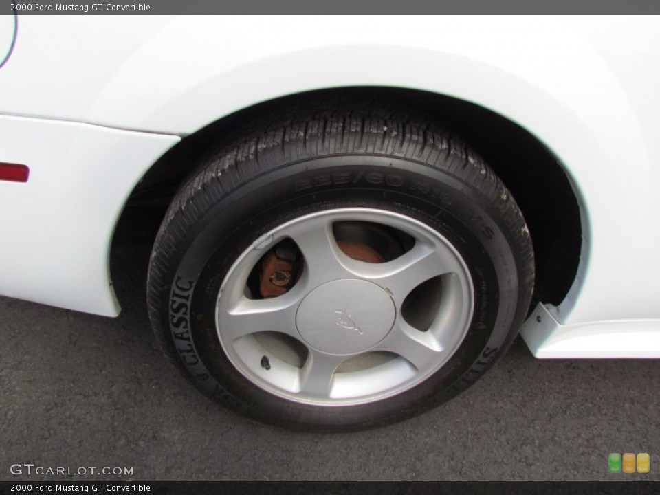 2000 Ford Mustang GT Convertible Wheel and Tire Photo #66820955