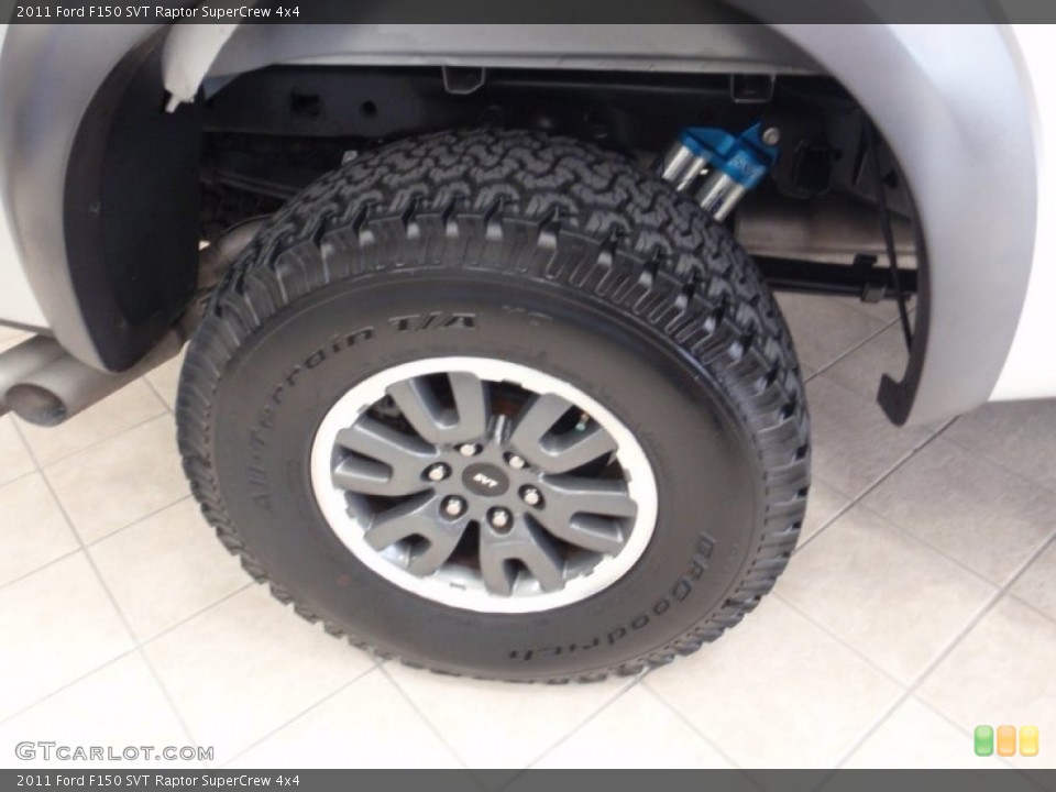 2011 Ford F150 SVT Raptor SuperCrew 4x4 Wheel and Tire Photo #66821730