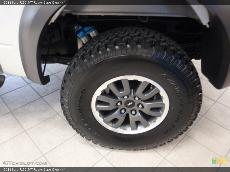 2011 Ford F150 SVT Raptor SuperCrew 4x4 Wheel and Tire Photo #66821795