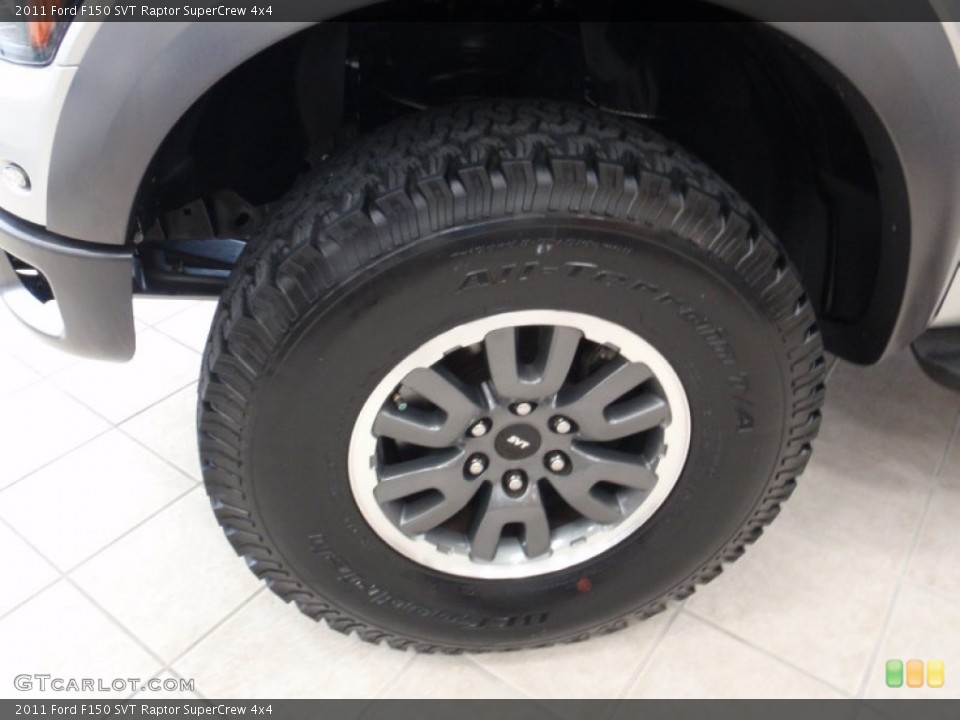 2011 Ford F150 SVT Raptor SuperCrew 4x4 Wheel and Tire Photo #66821825