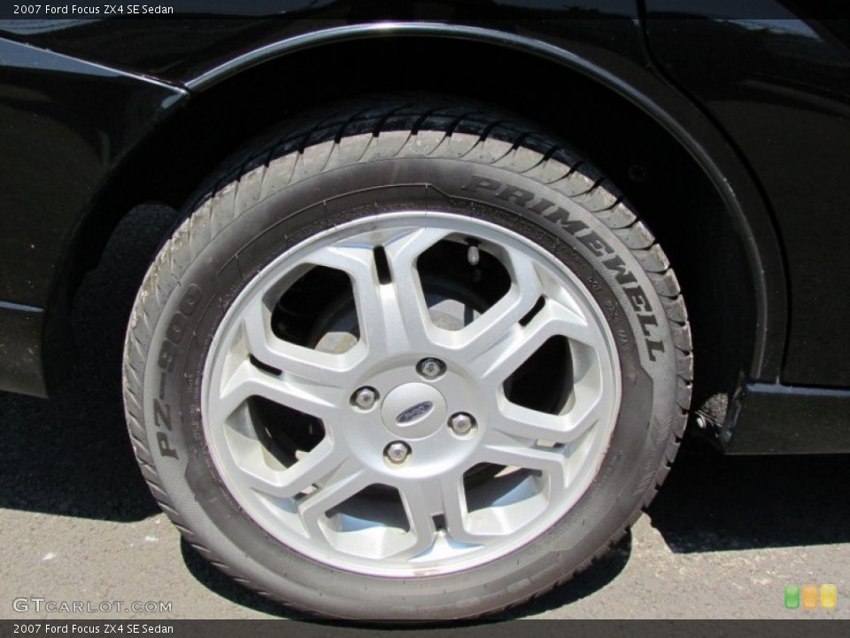 2007 Ford Focus ZX4 SE Sedan Wheel and Tire Photo #66823506