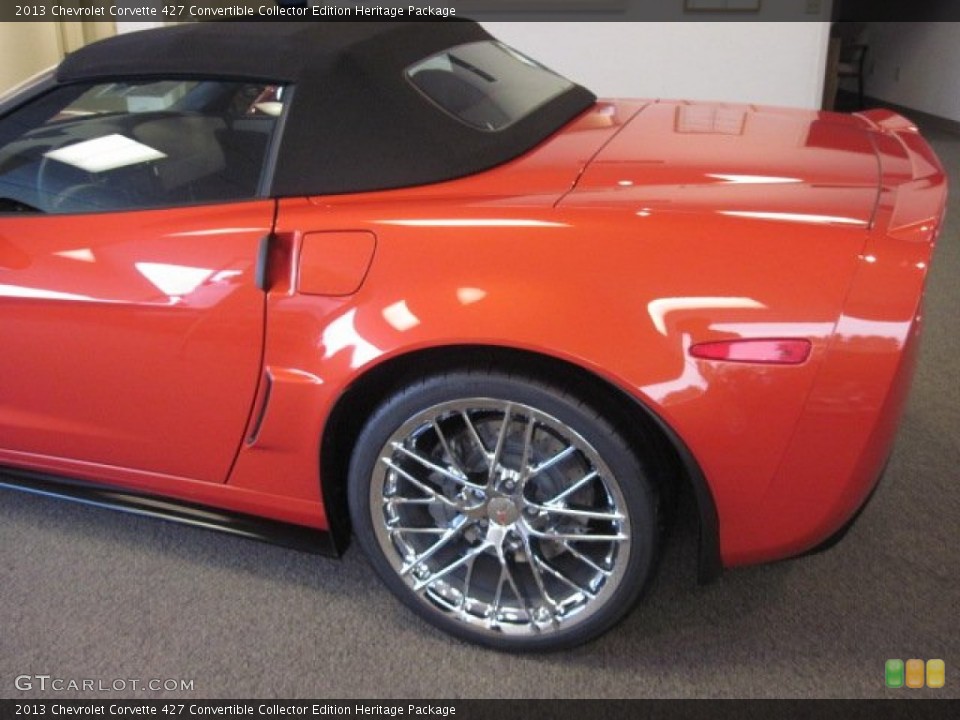 2013 Chevrolet Corvette 427 Convertible Collector Edition Heritage Package Wheel and Tire Photo #66825011