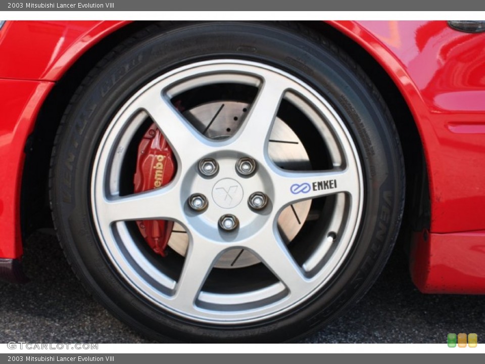 2003 Mitsubishi Lancer Evolution VIII Wheel and Tire Photo #66827448