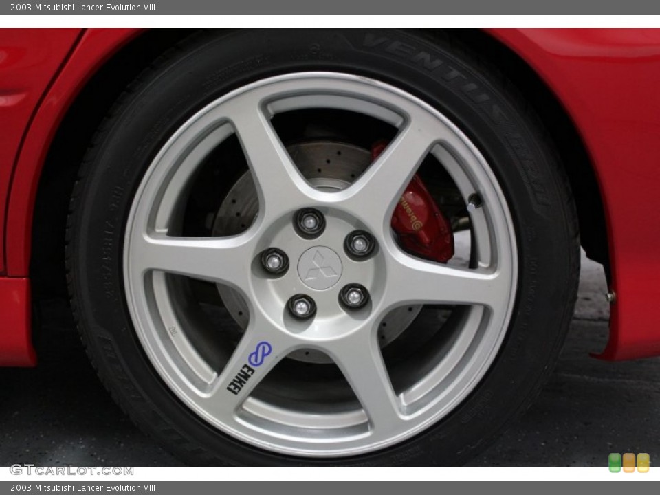2003 Mitsubishi Lancer Evolution VIII Wheel and Tire Photo #66827666