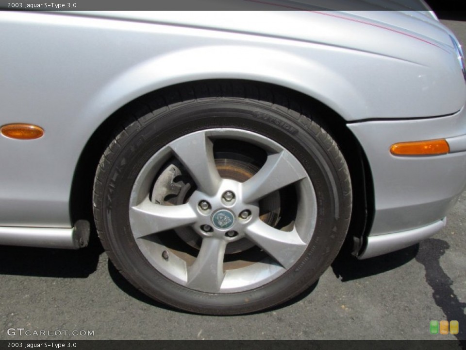 2003 Jaguar S-Type 3.0 Wheel and Tire Photo #66830348