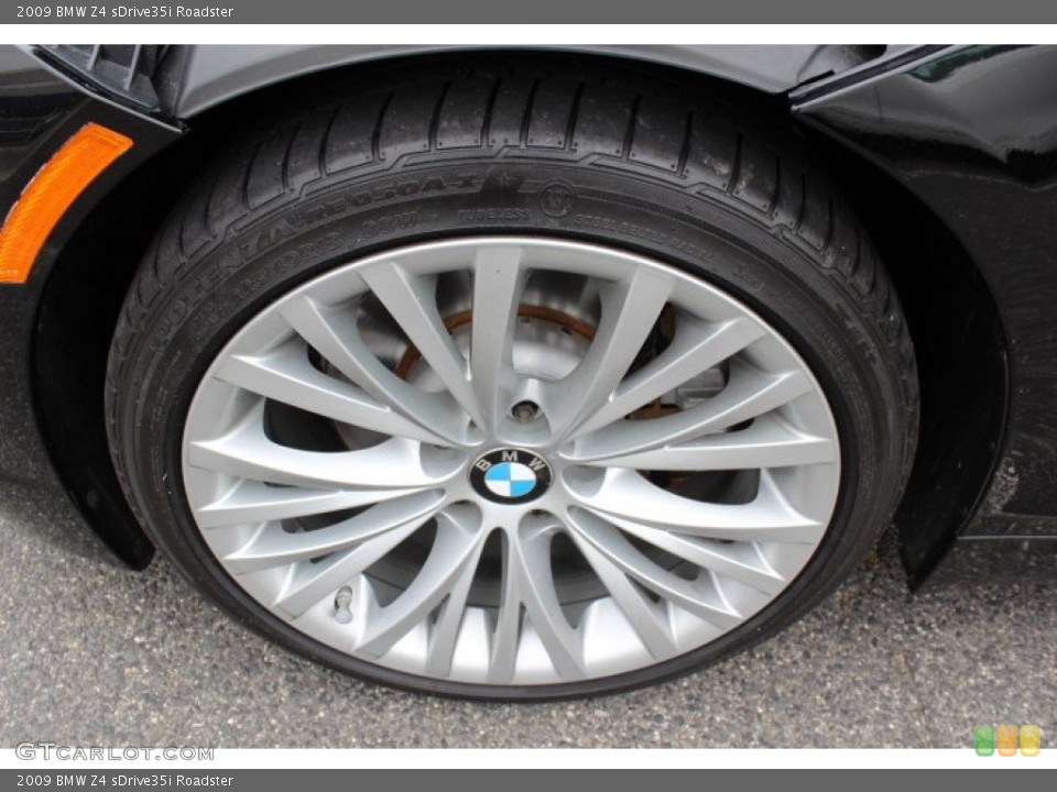 2009 BMW Z4 sDrive35i Roadster Wheel and Tire Photo #66831086