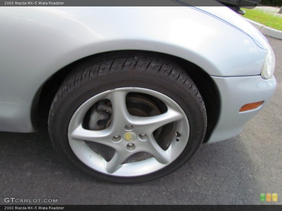 2003 Mazda MX-5 Miata Roadster Wheel and Tire Photo #66831383