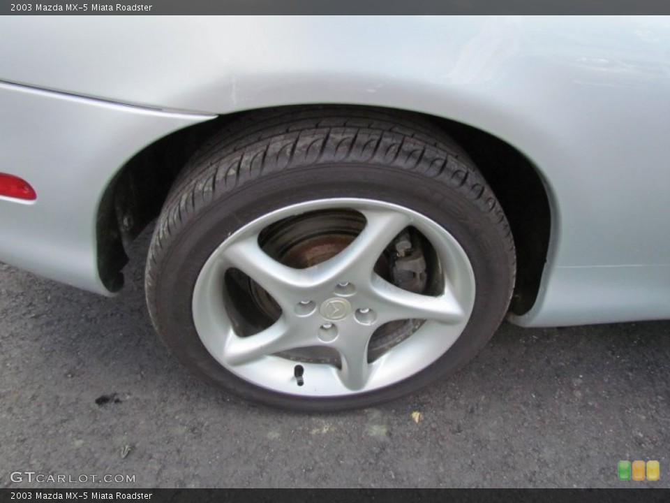 2003 Mazda MX-5 Miata Roadster Wheel and Tire Photo #66831399