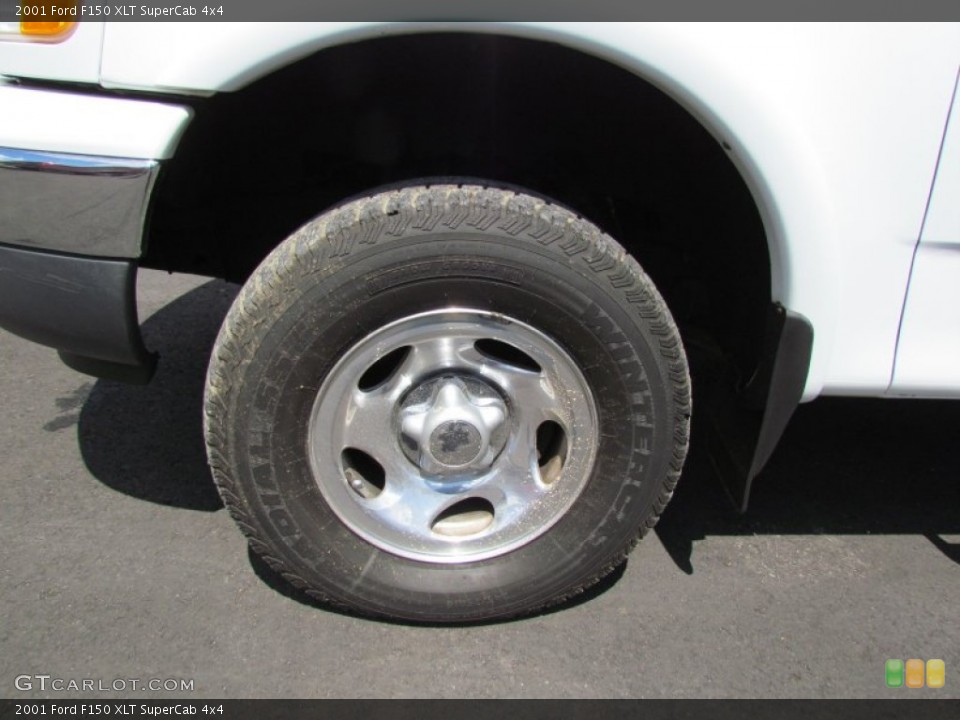 2001 Ford F150 XLT SuperCab 4x4 Wheel and Tire Photo #66832802