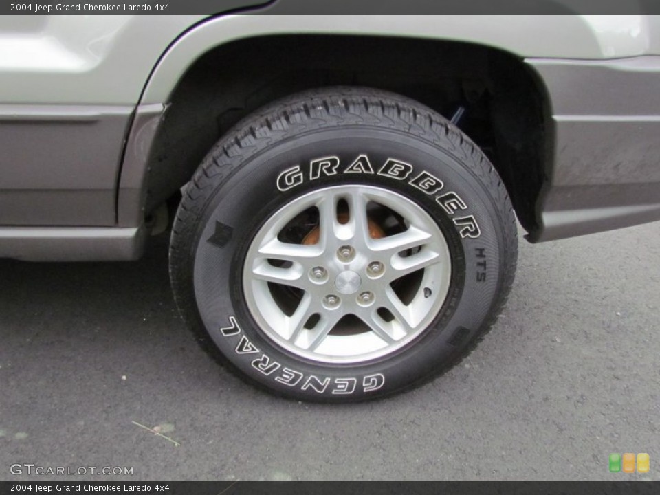 2004 Jeep Grand Cherokee Laredo 4x4 Wheel and Tire Photo #66833879