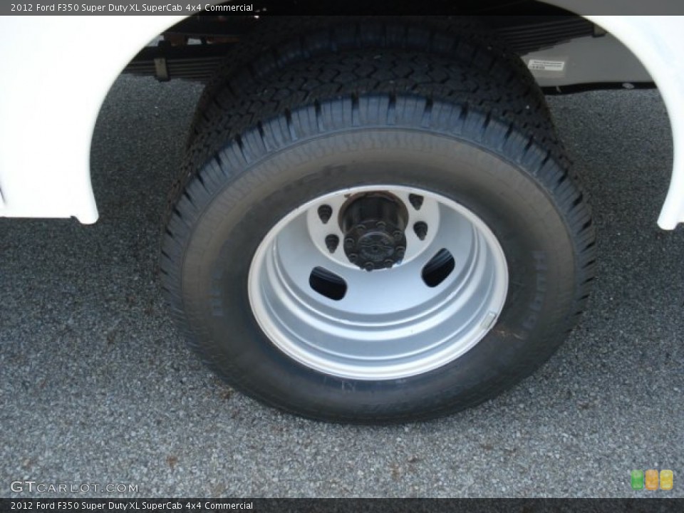 2012 Ford F350 Super Duty XL SuperCab 4x4 Commercial Wheel and Tire Photo #66837968