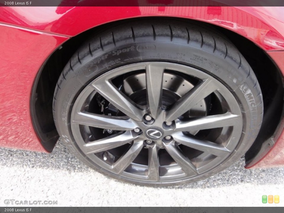 2008 Lexus IS F Wheel and Tire Photo #66847313