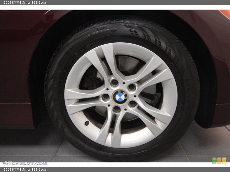 2008 BMW 3 Series 328i Sedan Wheel and Tire Photo #66849023