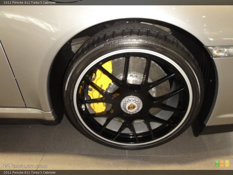 2011 Porsche 911 Turbo S Cabriolet Wheel and Tire Photo #66850550
