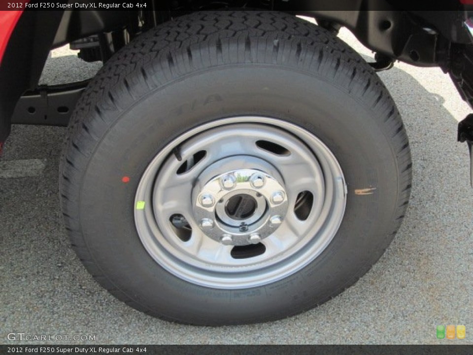 2012 Ford F250 Super Duty XL Regular Cab 4x4 Wheel and Tire Photo #66854231