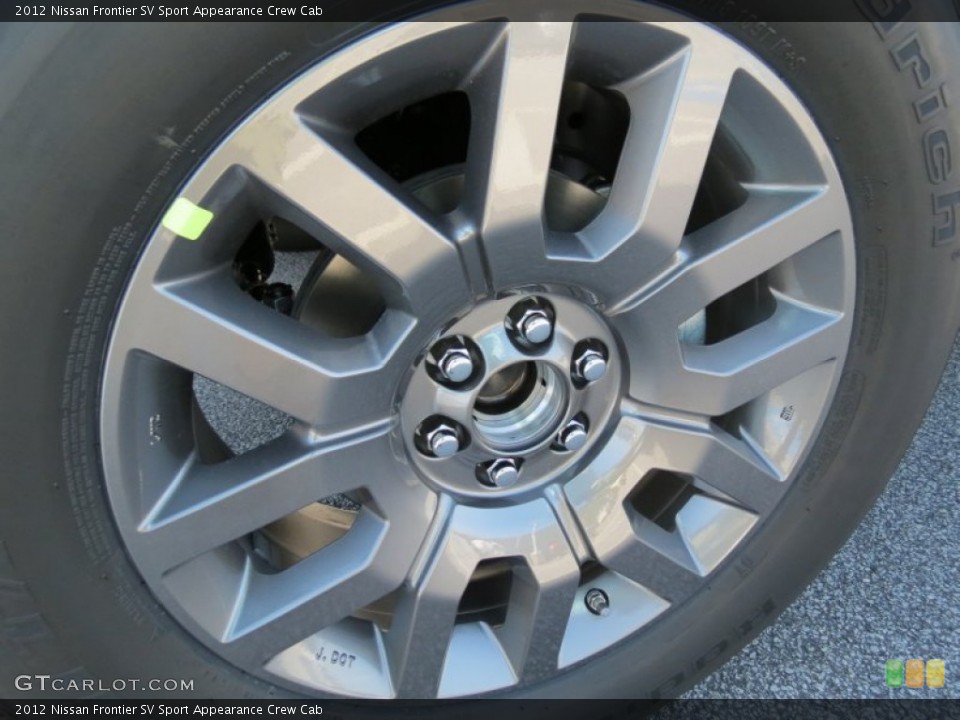 2012 Nissan Frontier SV Sport Appearance Crew Cab Wheel and Tire Photo #66861191