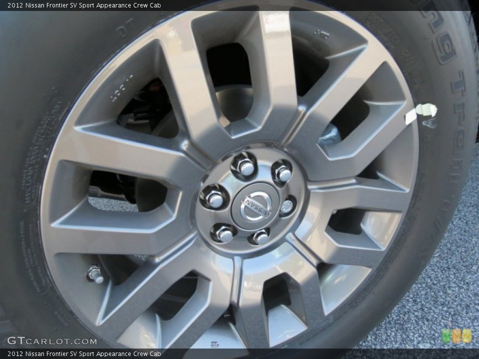 2012 Nissan Frontier SV Sport Appearance Crew Cab Wheel and Tire Photo #66861932