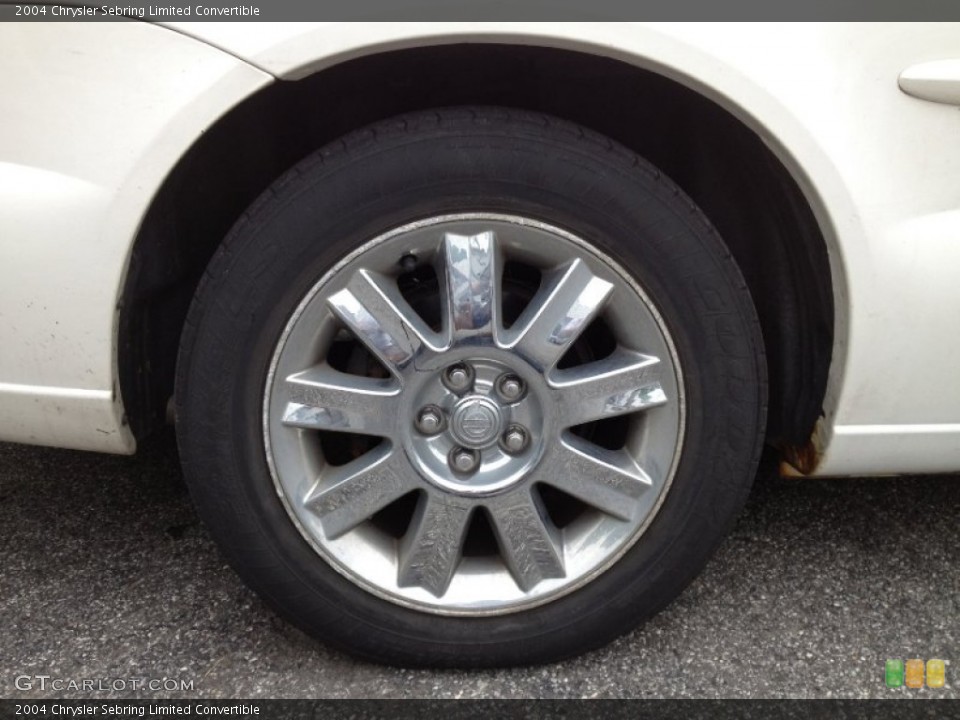 2004 Chrysler Sebring Limited Convertible Wheel and Tire Photo #66864811