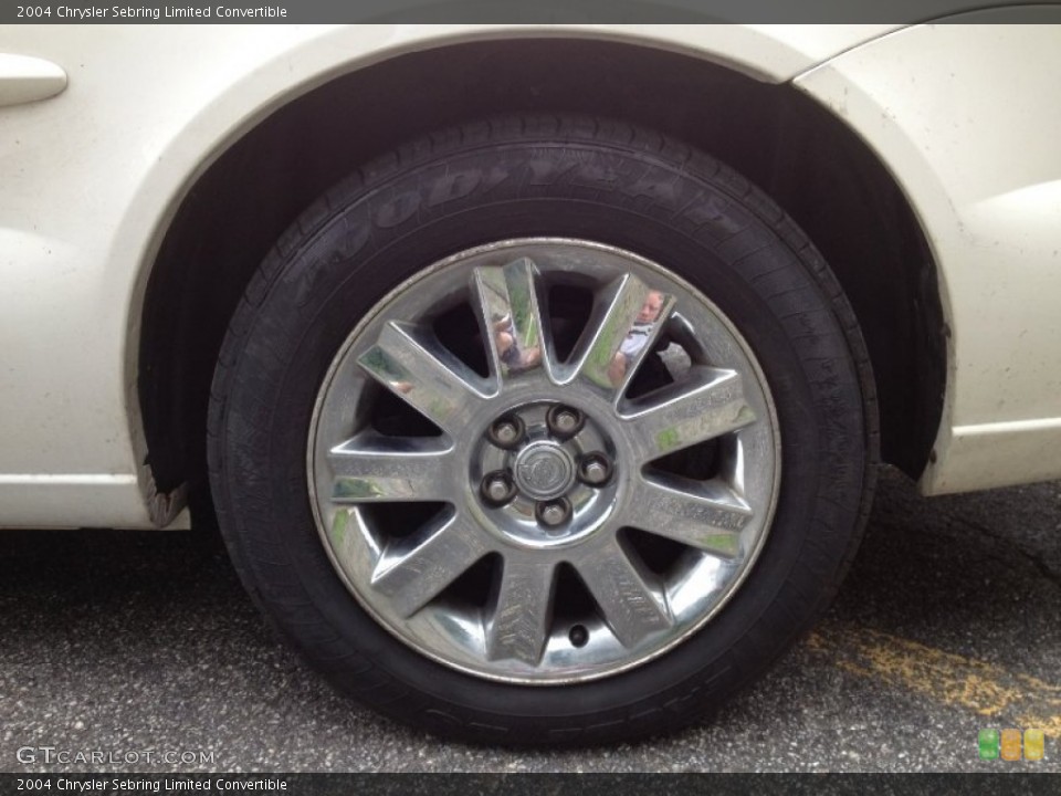 2004 Chrysler Sebring Limited Convertible Wheel and Tire Photo #66864839