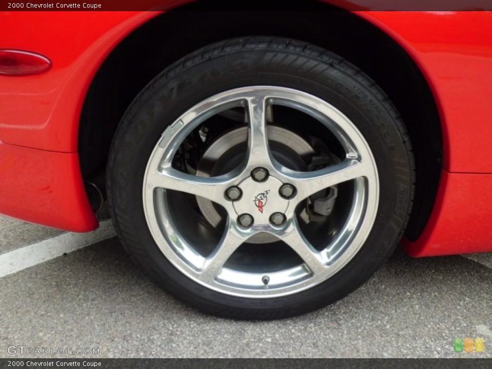 2000 Chevrolet Corvette Coupe Wheel and Tire Photo #66865517