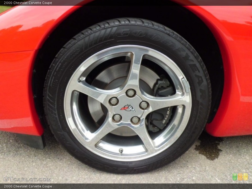 2000 Chevrolet Corvette Coupe Wheel and Tire Photo #66865535